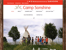 Tablet Screenshot of campsonshinememories.org